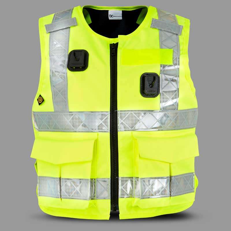 DC2002 Hi-Viz Yellow Body Armour
